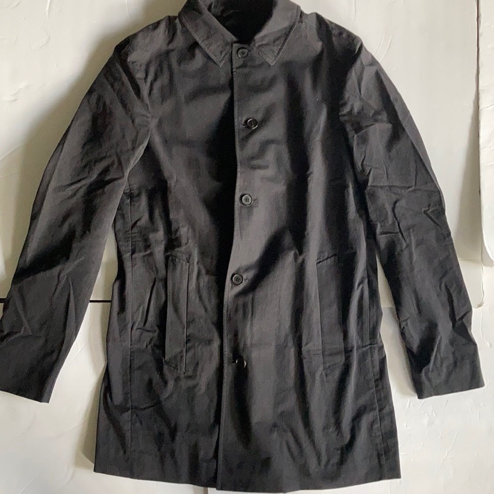 All Saints  navy Mac Trench Coat, size 36 Europe S